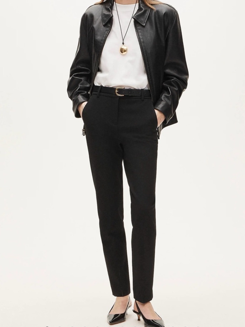 J.Crew Cameron Black Slim Ankle Pants Women’s Size 6 Stretch Career Workwear
